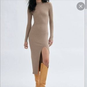 ARITZIA alchemy dress is nude/camel XXS no longer sold in this color